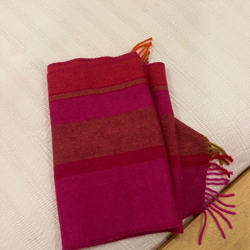 KUNA Pink Baby Alpaca Scarf